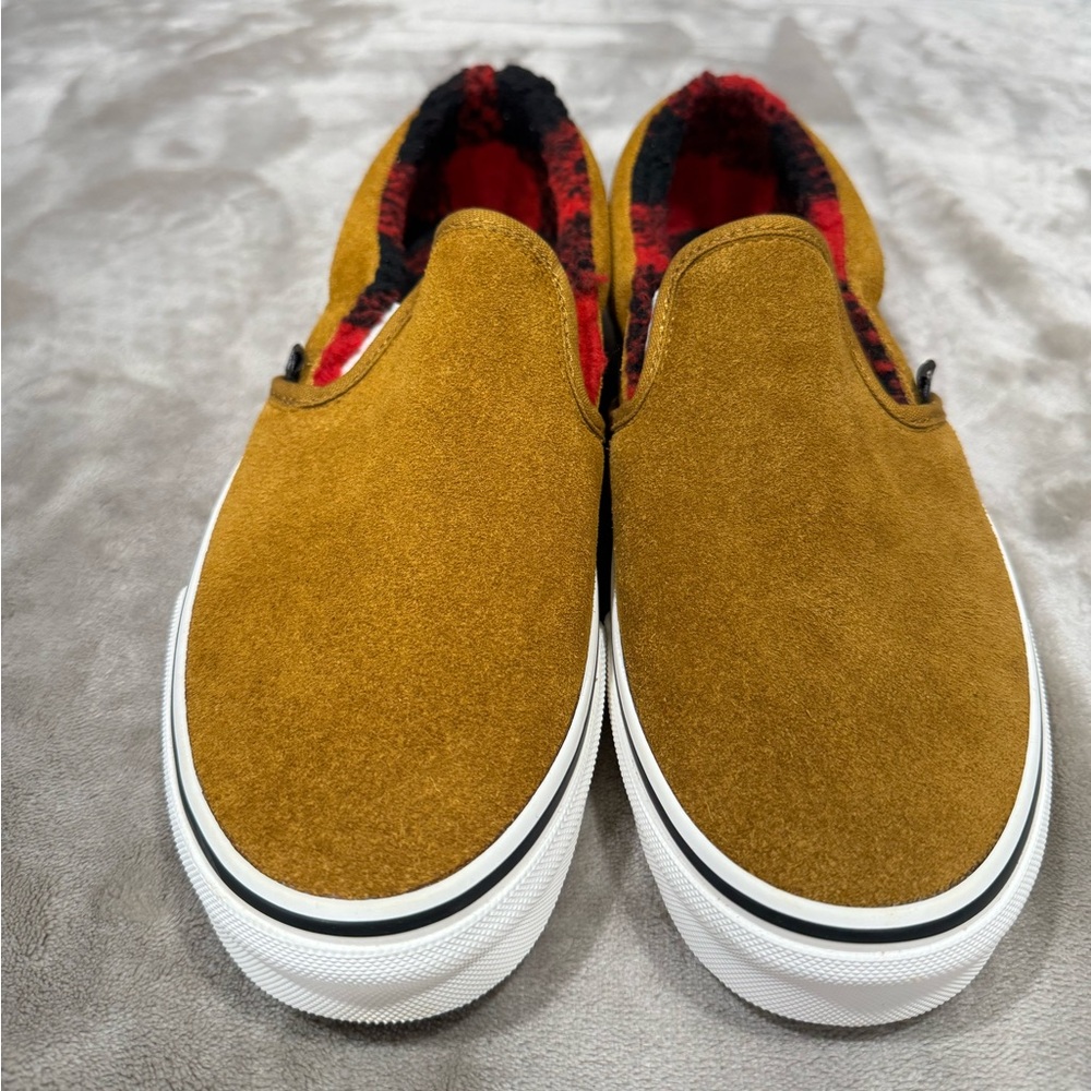 Vans Tan Slip-On Sneakers - Picture 8 of 13